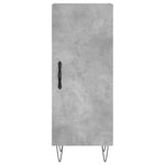 Highboard Concrete Grey 34.5x34x180 cm Engineered Wood 3198821