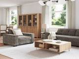 Sofa 3 pcs Dark Grey Artificial Leather 3324638