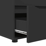 Storage Cabinet Black 40 x 48 x 57 cm Engineered Wood 888838