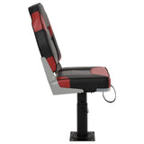 4 Piece Foldable Boat Seat Set High Backrest 3284342