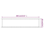 ZNTS Vertical Awning Terracotta 60x800 cm Oxford Fabric 148350