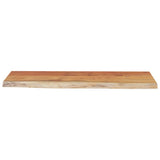 Wall Shelf 70x30x3.8 cm Rectangular Solid Wood Acacia Live Edge 370285