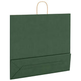Paper Bags 250 pcs with Handles Green 54x15x49 cm 4101738