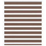 Zebra Blind Brown 120x150 cm Fabric Width 115.9 cm Polyester 4014343