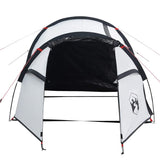 Camping Tent Tunnel 3-Person White Blackout Fabric Waterproof 94393