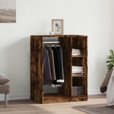 Wardrobe Smoked Oak 77x48x102 cm Engineered Wood 840811
