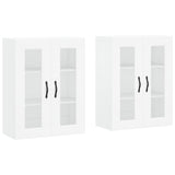 Wall Mounted Cabinets 2 pcs White Engineered Wood 3197969
