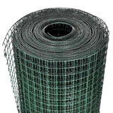 Chicken Wire Fence Galvanised Steel 1x25 m Green 140440