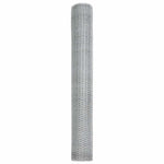 Hexagon Fence Silver 1.4 x 10 m Galvanised steel 42005650