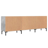 TV Cabinet Concrete Grey 150x30x50 cm Engineered Wood 829104