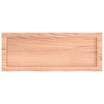 ZNTS Wall Shelf Light Brown 80x30x cm Treated Solid Wood Oak 363663