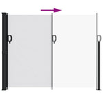 ZNTS Retractable Side Awning White 160x500 cm 4004436