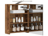 Bathroom Mirror Cabinet Old Wood 30 x 10.5 x 50 cm 889021