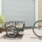 Bike Trailer 130x73x48.5 cm Steel Black 91770
