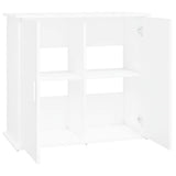 Aquarium Stand White 81x36x73 cm Engineered Wood 833623