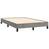 Bed Frame without Mattress Light Grey 120x190 cm Small Double Velvet 3269625