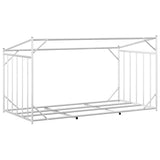 Firewood Rack with Rain Cover 200.5x100.5x110.5 cm Galvanised Steel 4104947