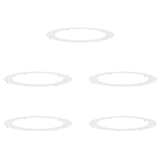 suitable for Flat Tree Rings 5 pcs White 90/120 cm Steel 873721