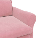 Armchair Pink 76 x 94 x 102 cm Velvet 42009861