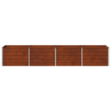 Raised Garden Bed Rusty 320 x 80 x 55 cm corton 8006424