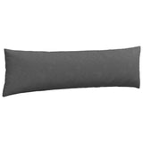 Sofa Pillows 2 pcs Dark Grey 145 x 40 cm Corduroy Fabric 42013861