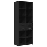 Highboard Black Engineered Wood Large Highboard Rectangular 3281463