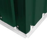 Garden Shed 257x298x178 cm Metal Green 143340