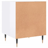 Bedside Cabinets 2 pcs High Gloss White 40x40x50 cm Engineered Wood 827521