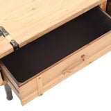 TV Cabinet 110x33x35 cm Solid Firwood 339299