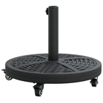 ZNTS Parasol Base with Wheels for Ø38-48 mm Poles 13 kg Round 42002568