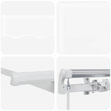 Retractable Awning White 300 x 200 cm Fabric 3329579