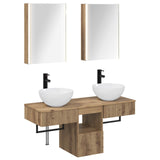 Bathroom Cabinet Set 5 pcs Artisan Oak 43 x 11.5 x 60.5 cm 3406294
