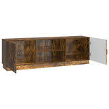 TV Cabinet Smoked Oak 150 x 31 x 47 cm Engineered Wood 895380