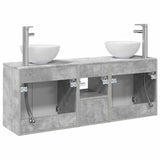 Bathroom Cabinet Set 3 pcs Concrete Grey 49.5 x 35 x 63 cm 3405620