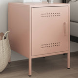 Bedside Cabinet Pink 36x39x50.5 cm Steel 842912
