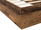 Bed Frame Old Wood 80 x 200 cm Engineered Wood 3429656