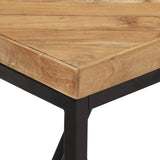 Dining Table 120x60x76 cm Solid Acacia and Mango Wood 323546