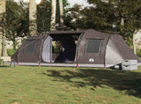 Camping Tent Tunnel 4-Person Brown Waterproof 4009414