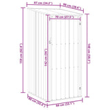 Garden Shed Green Galvanised steel Medium Durable Garden Shed 46289