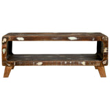 Coffee Table Multicolour 90 x 50 x 35 cm Solid Reclaim Wood 4104530