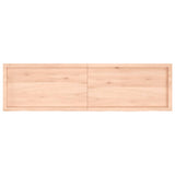 Wall Shelf 180x50x cm Untreated Solid Wood Oak 363601