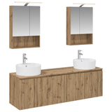 Bathroom Cabinet Set 5 pcs Artisan Oak Engineered Wood 3406446