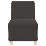 Modular Sofa Unit Armless 3 pcs Dark Grey 55 x 74 x 82 cm 3399829