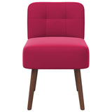 Slipper Chair Wine Red Velvet 42050517