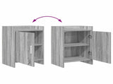 Bedside Tables 2 pcs Grey Sonoma 40 x 30 x 60 cm 8011022