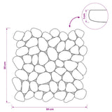 Pebble Tiles White 30 x 30 cm River Pebble 42033533