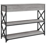 Console Table Grey Sonoma 100x28x75 cm Engineered Wood 834193