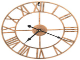 Wall Clock Metal 40 cm Golden 283860