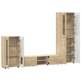 TV Cabinet Set FLORIN 3 pcs Sonoma Oak Engineered Wood 3397976