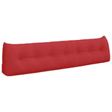 Back Pillow Red 200 x 24 x 50 cm Fabric 42014598